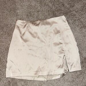 Abercrombie Satin Skort with Slit